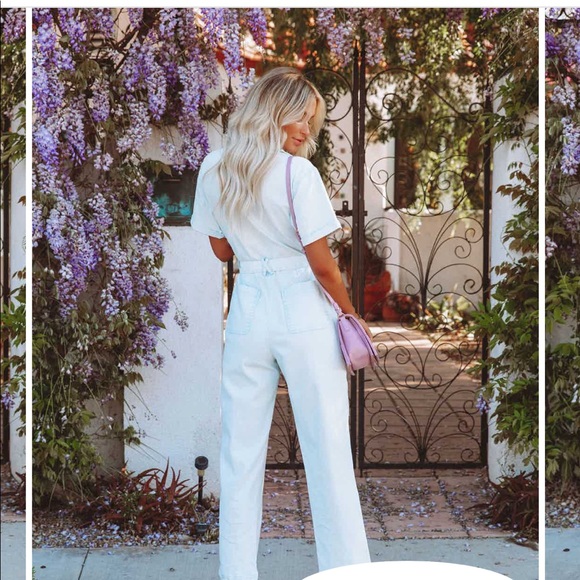 Vici Blue denim Jumpsuit - Picture 4 of 4